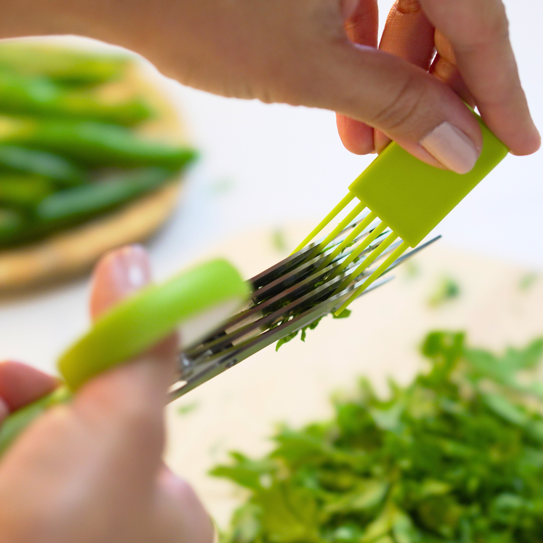 5-Blade Herb Scissors – Chop Fast, Chop Easy!