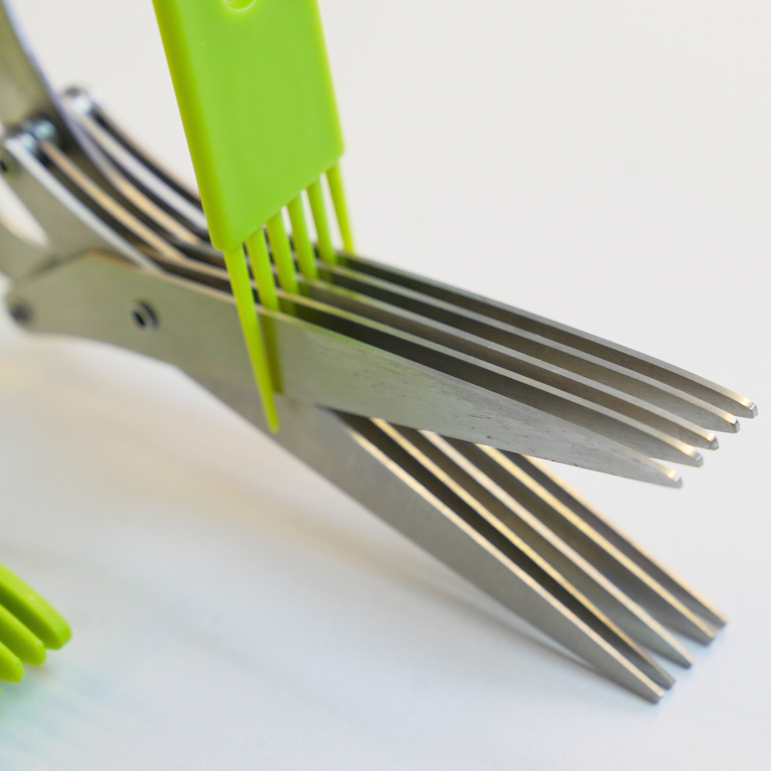 5-Blade Herb Scissors – Chop Fast, Chop Easy!