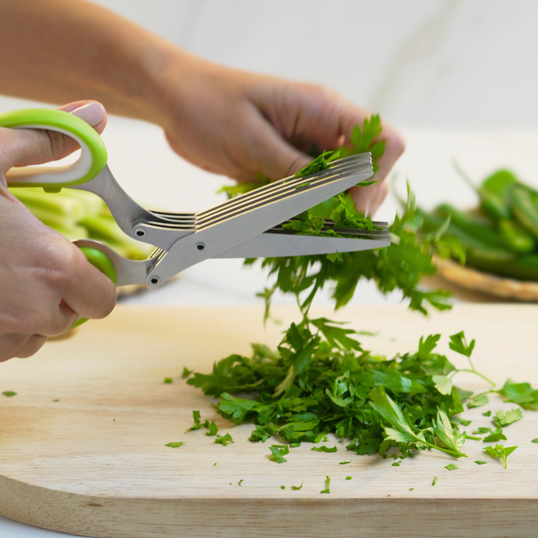 5-Blade Herb Scissors – Chop Fast, Chop Easy!